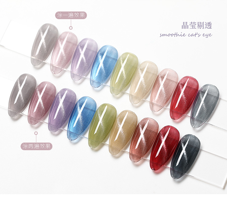 Sơn gel AS red - Màu thạch mắt mèo 9D