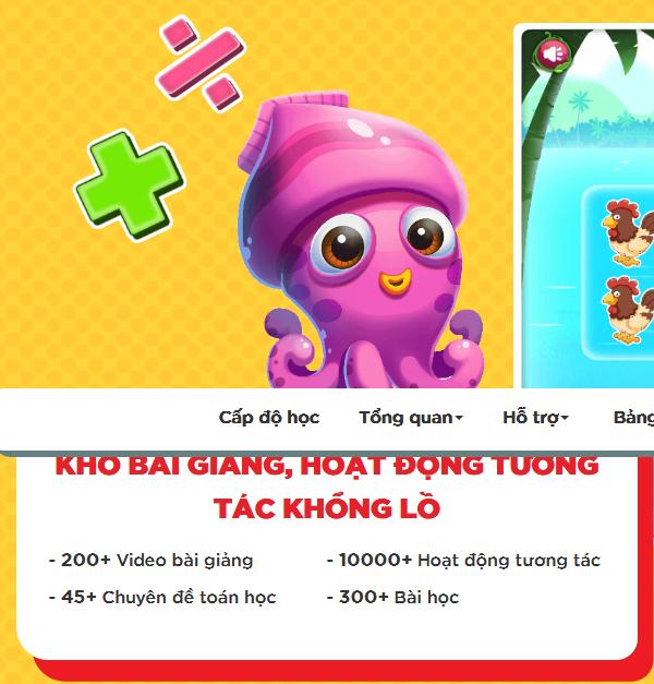 Toán Tiếng Anh Chuẩn Mỹ Monkey Math 1 năm