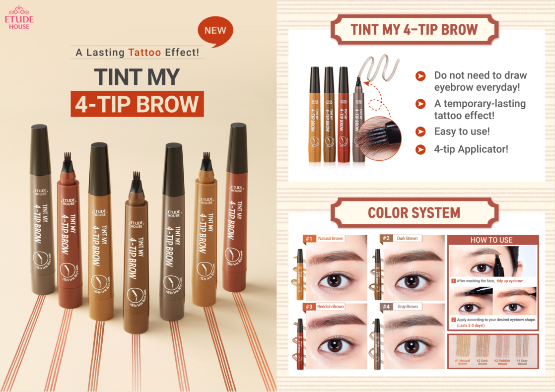 [HCM]chì kẻ mày phẩy sợi Tint My 4D-Tip Brow