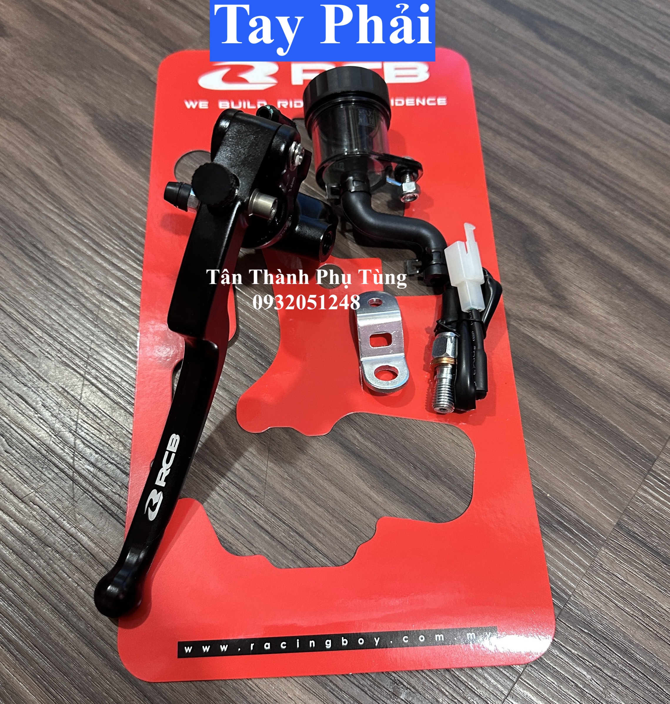 Tay thắng rcb s2 14mm bình dầu rời: tay trái , phải chính hãng