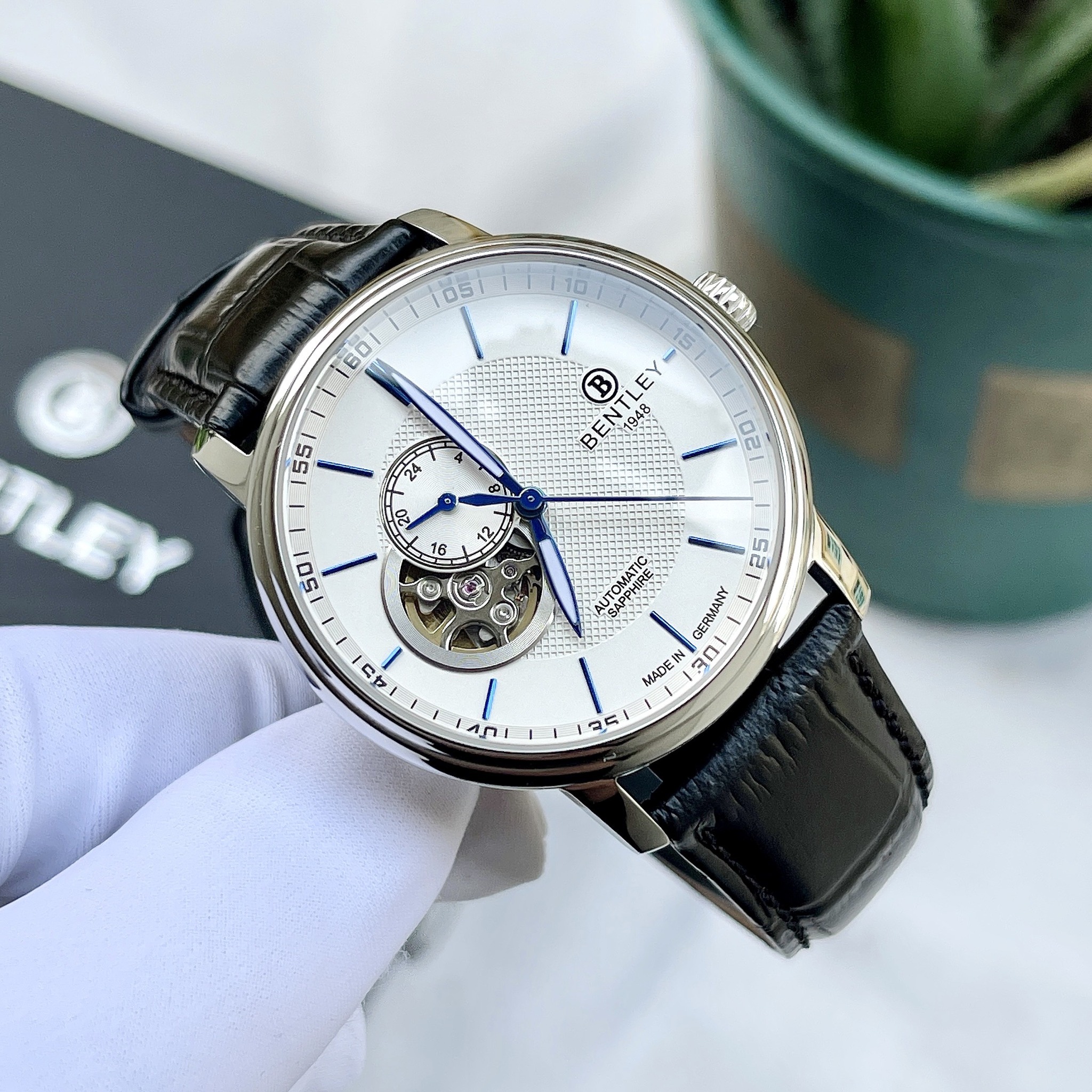 Đồng hồ nam Bentley BL1832 Máy cơ hở tim
