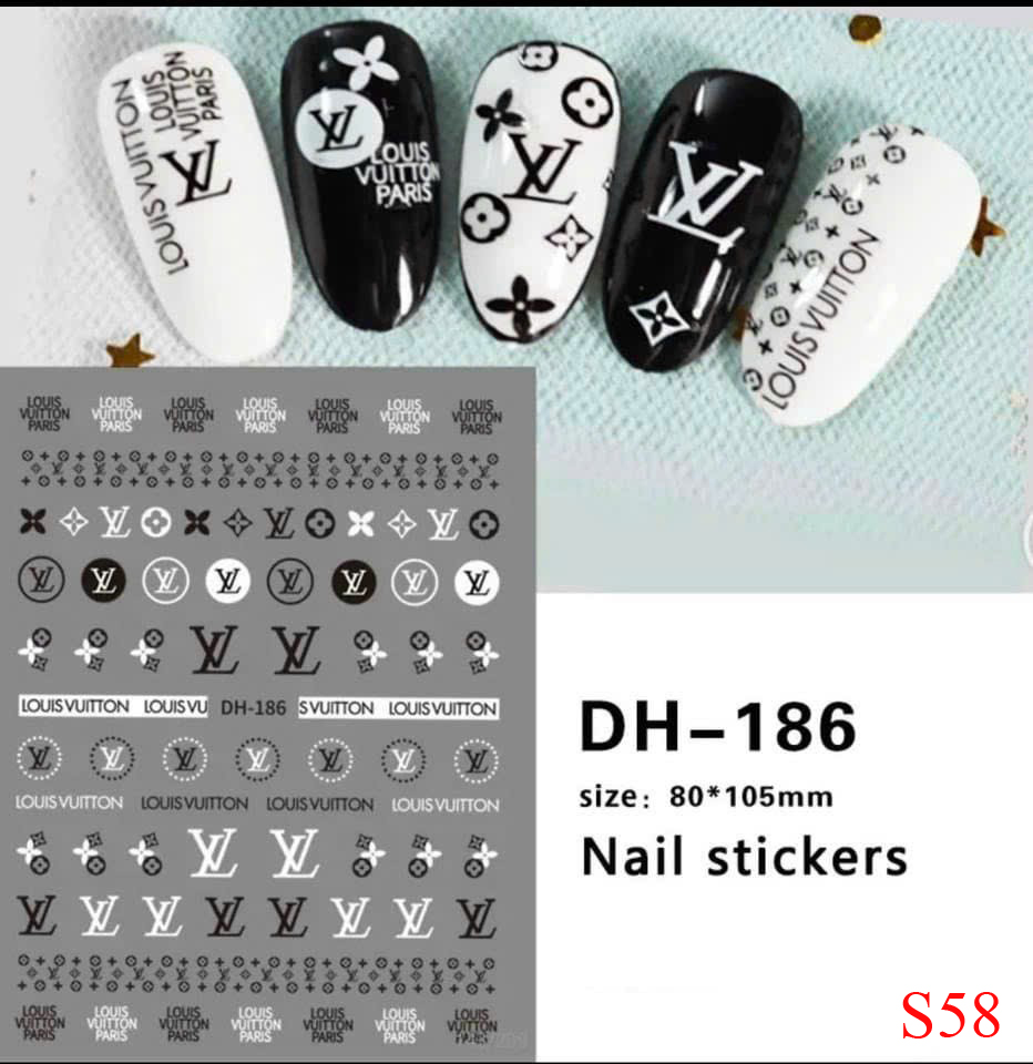 Sticker Louis Vuitton Black/White DH-186