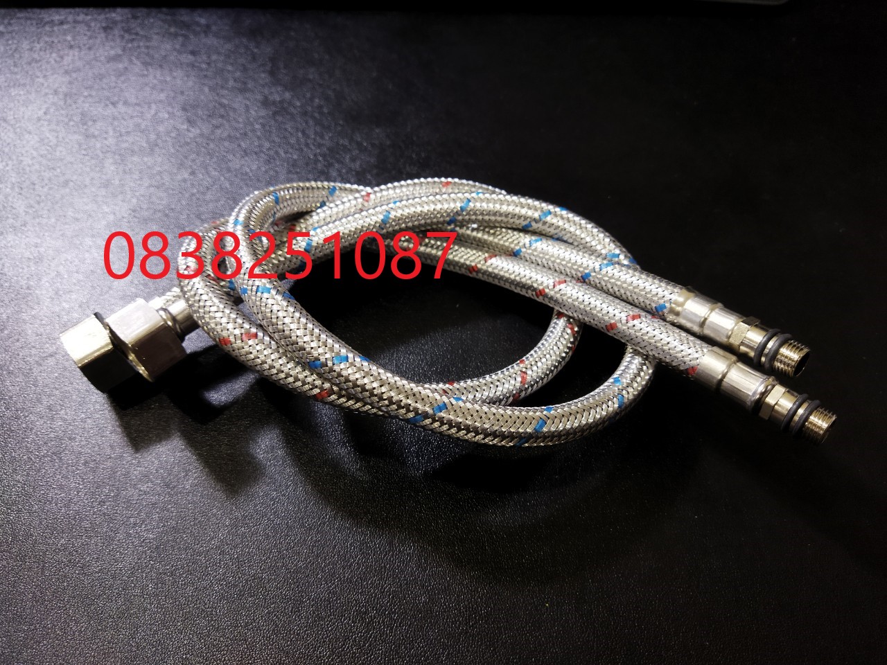 Cặp dây nóng lạnh - Dây Cấp Nước nóng lạnh cho vòi chén nóng lạnh cho vòi lavabo INOX 304 để dẫn nước từ ống nước âm tường lên vòi