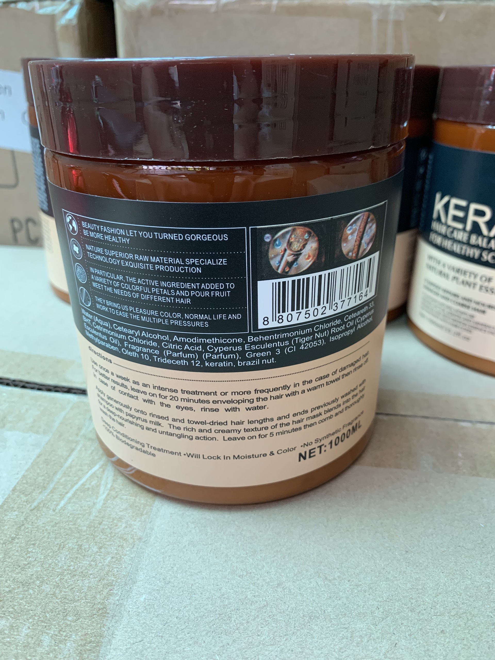 Hấp Dầu Keratin Brazil Nut 1000ml Chăm Sóc Và Dưỡng Ẩm Tóc
