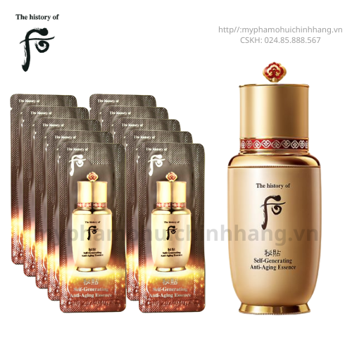 Xả hàng giá sỉ Combo 50 Gói Tinh chất Whoo Bichup Self-Generating Anti-Aging Essence sample - tinh chất tự sinh chống lão hoá và ngăn ngừa mụn hiệu quả