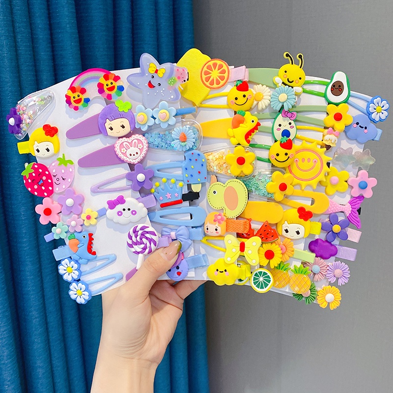 Set kẹp tóc 14 món cho bé gái cực yêu