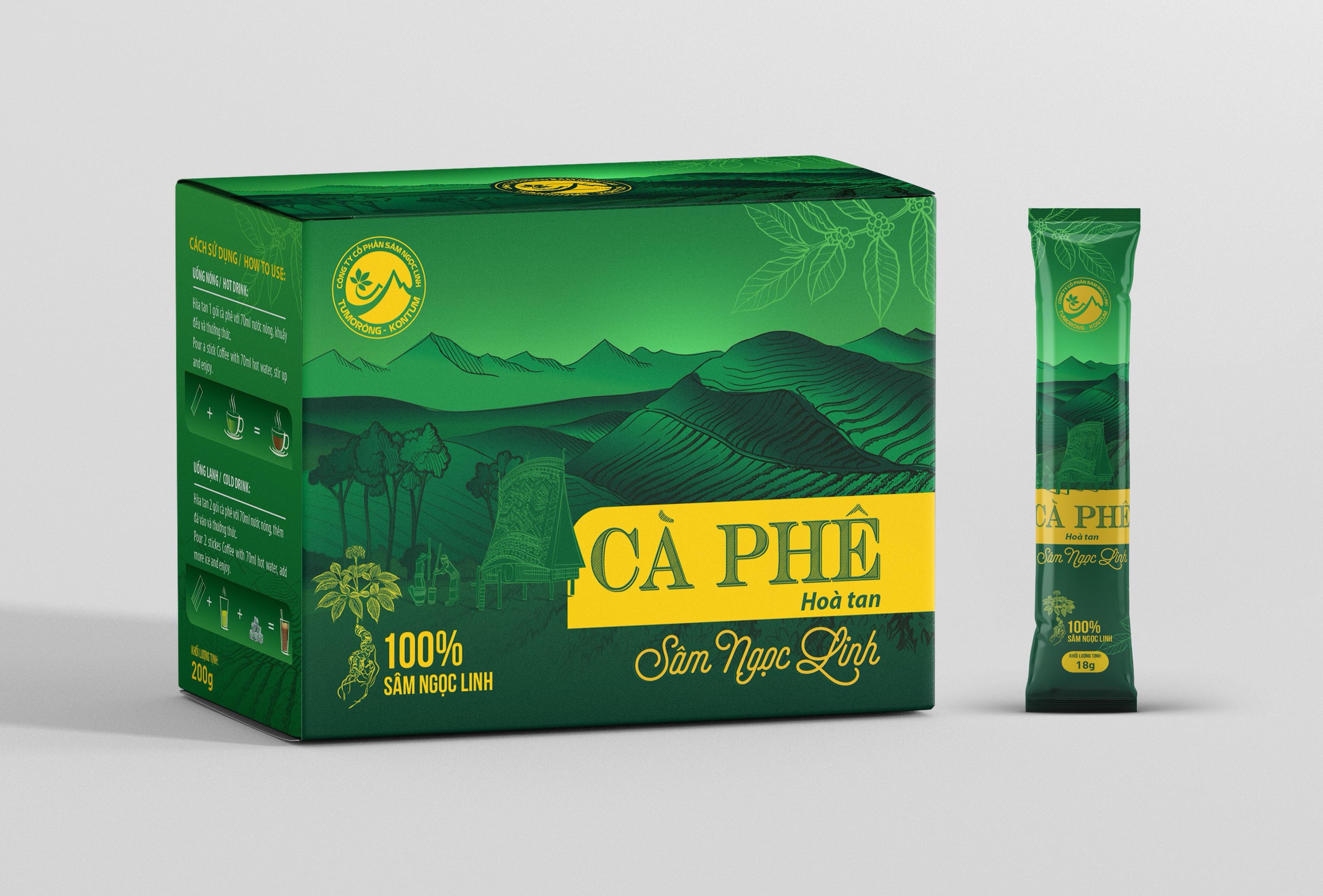 Cà phê sâm ngọc linh