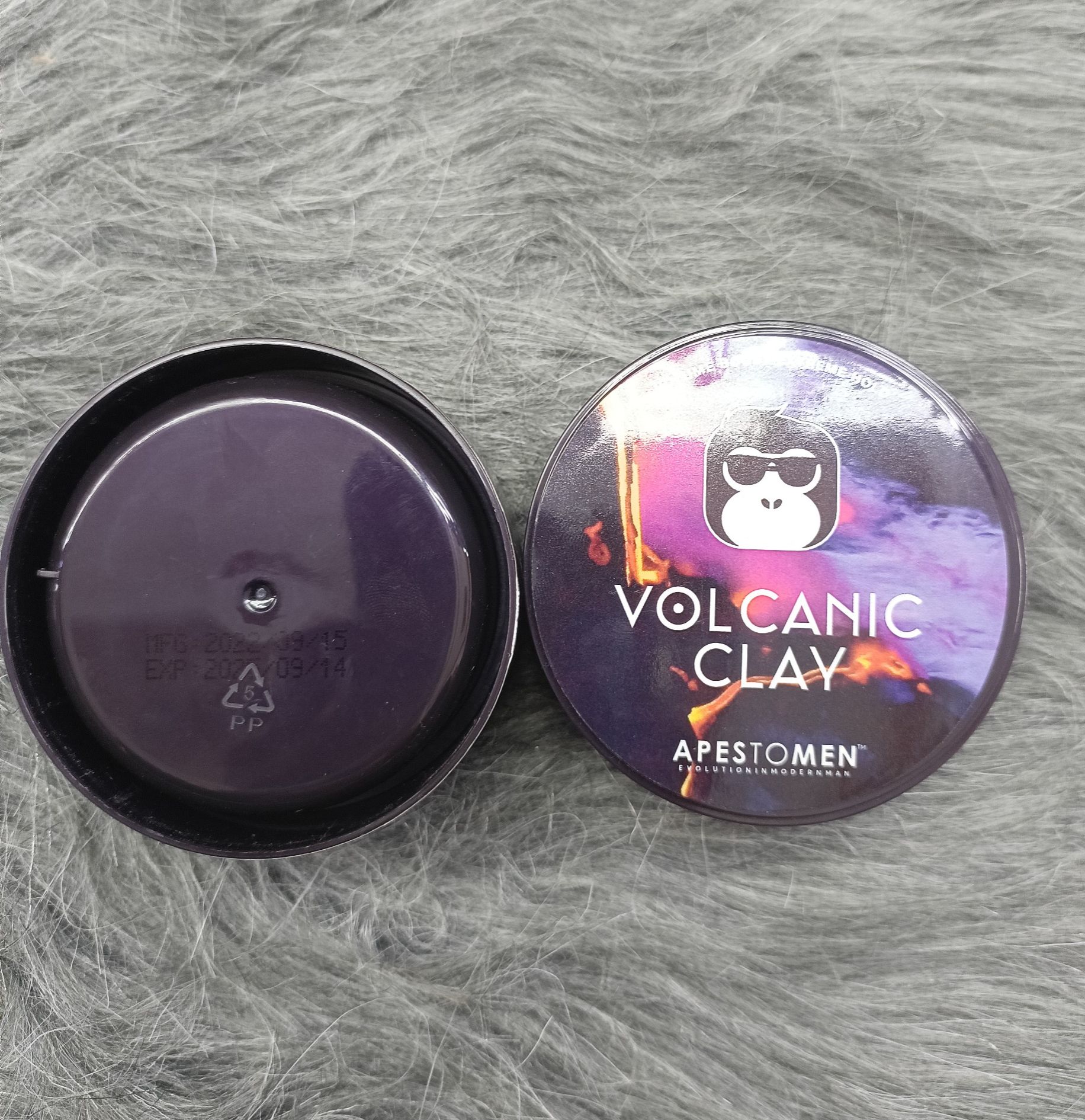 Sáp Vuốt Tóc Nam Không Rít Volcanic Clay  80G (Sáp Khỉ)