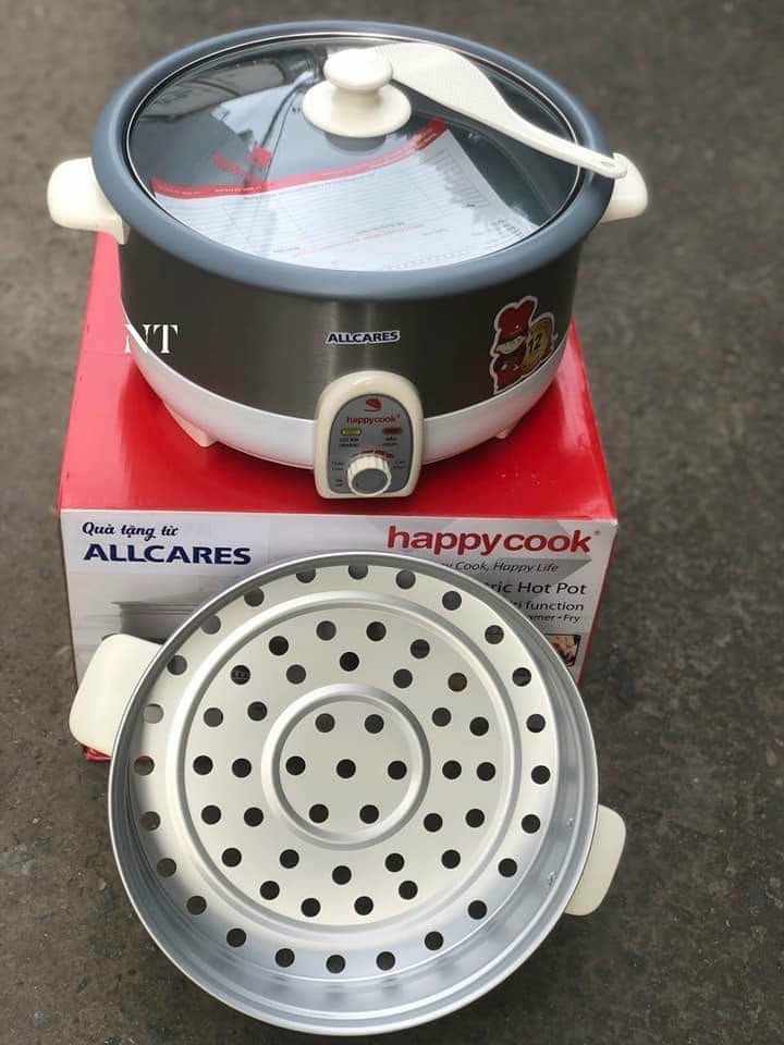 NỒI LẨU HẤP ĐA NĂNG HAPPY COOK 3,5LIT