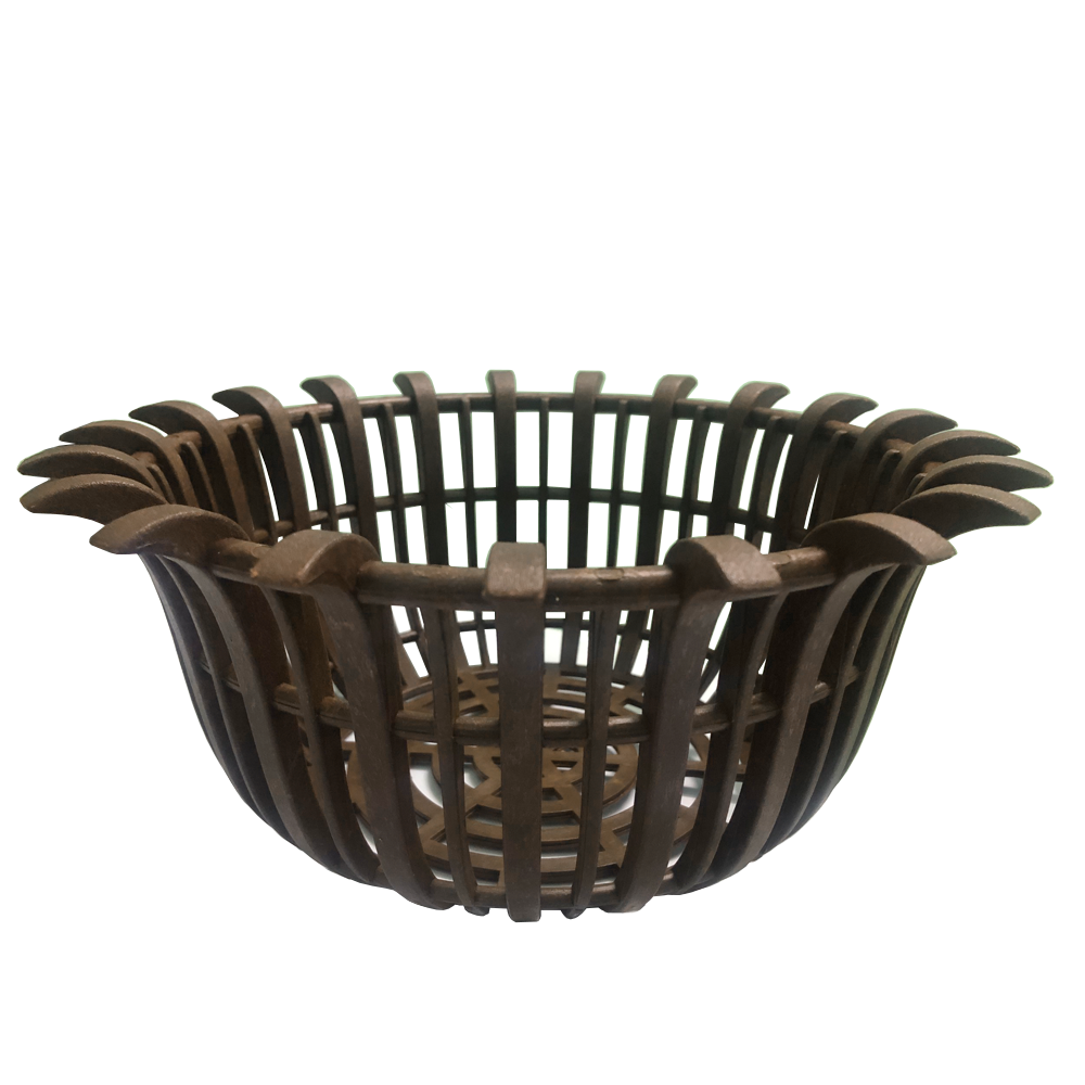 Chậu giả gỗ trồng lan có nan phụ hình lọng - Nông Nghiệp Phố