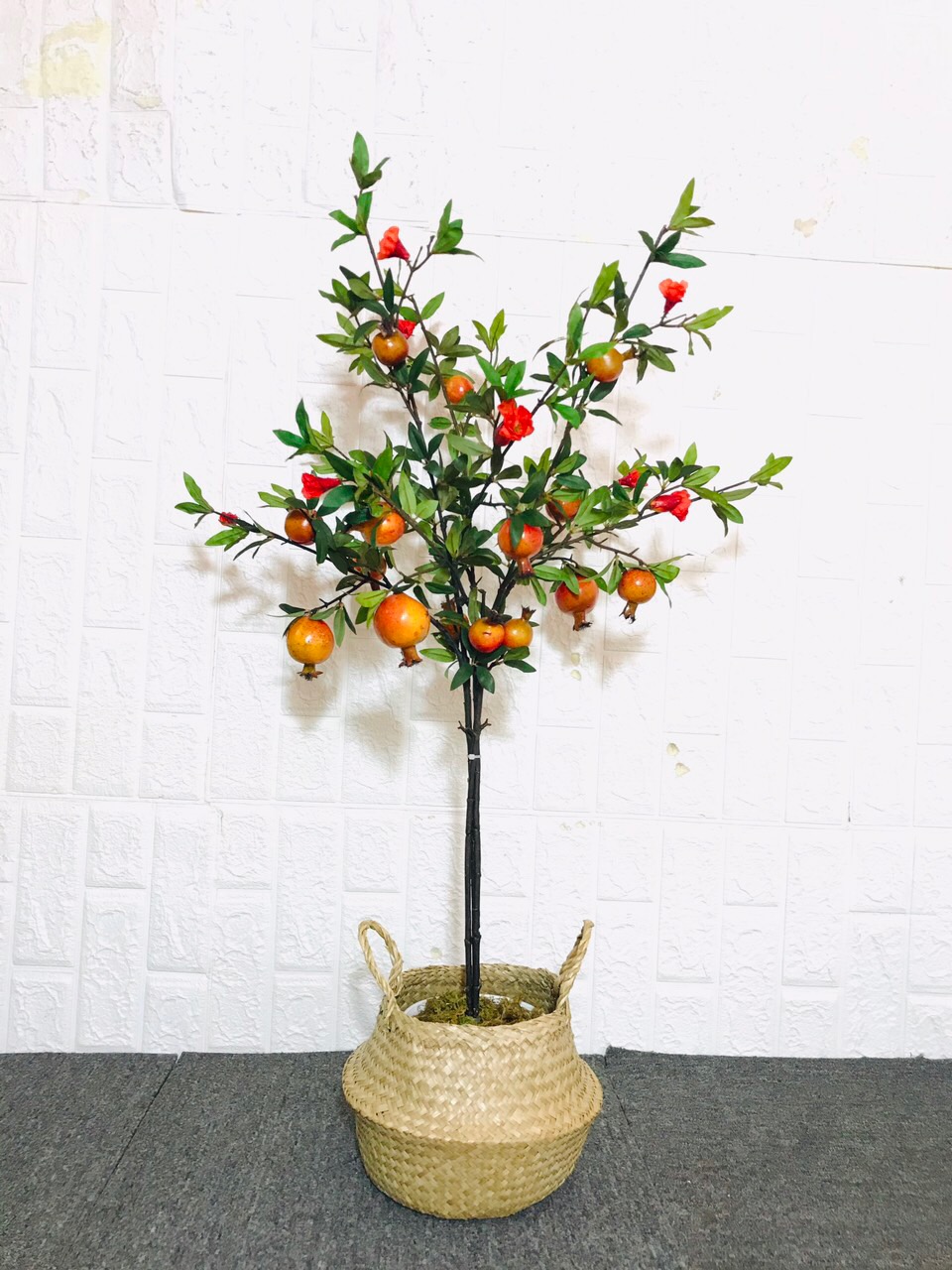 cây lựu đỏ cao 100cm  - hằng decor