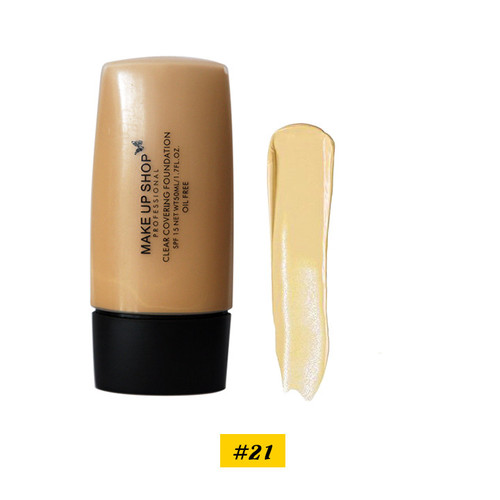 Kem Nền Trang Điểm Mịn Lì Che Khuyết Điểm Make Up Shop Clear Covering Foundation 50ml