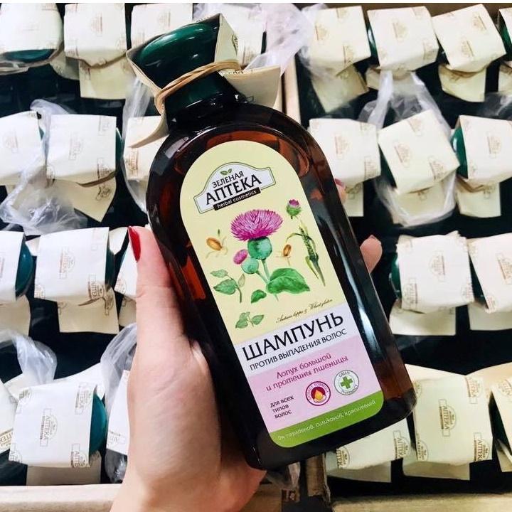 [HCM]Dầu Gội Green Pharmacy Giúp Mọc Tóc dài và dày tóc