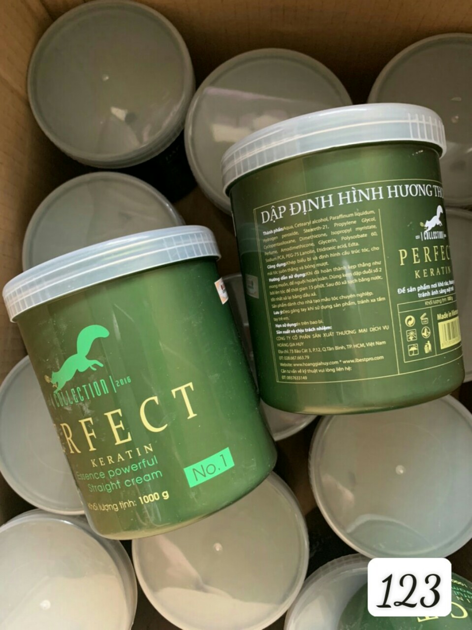 Cặp Thuốc Duỗi Tóc ibest Perfect 1000ml*2