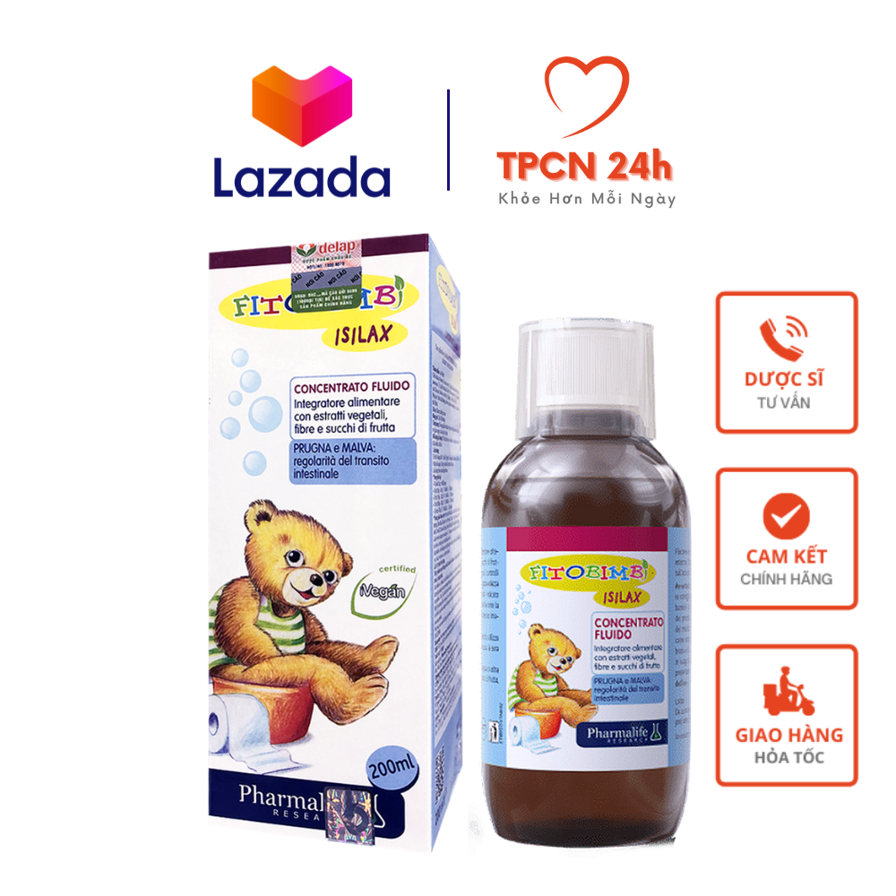 FITOBIMBI ISILAX - Thảo dược Châu Âu chống táo bón trẻ nhỏ