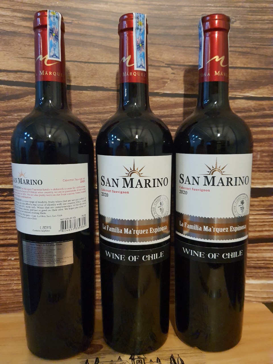 Rượu vang đỏ Chile San Marino nhâp khẩu chính hãng