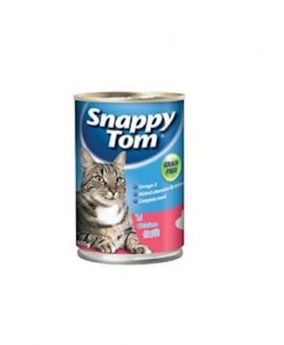 Pate Snappy Tom Grain Free cho mèo lon 400g