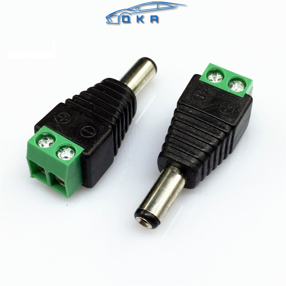 Jack nguồn DC đực và Jack DC cái 5.5x2.1mm