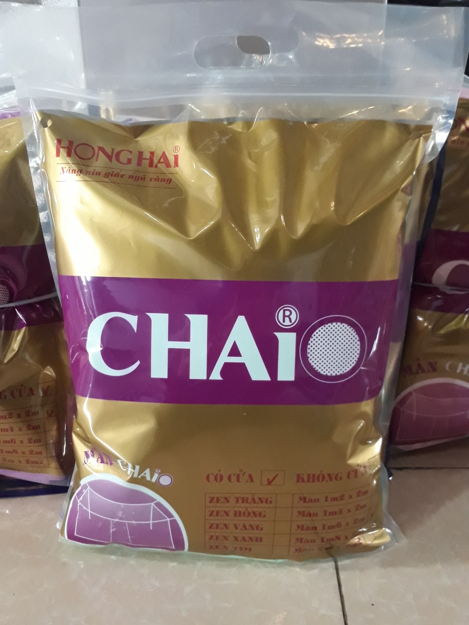Mùng/màn tuyn lạnh cao cấp CHAIO (ĐỦ SIZE - MÙNG HỒNG HẢI)