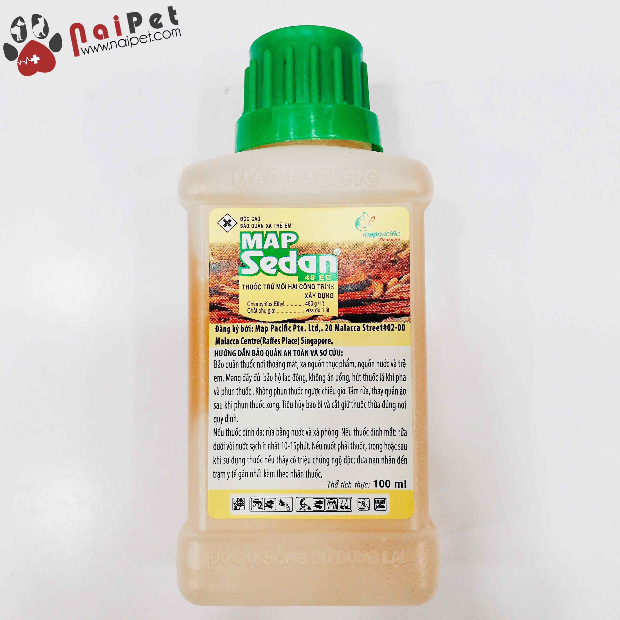 Dung dịch Diệt Mối Trừ Mối MAP SEDAN 48 EC 100ml