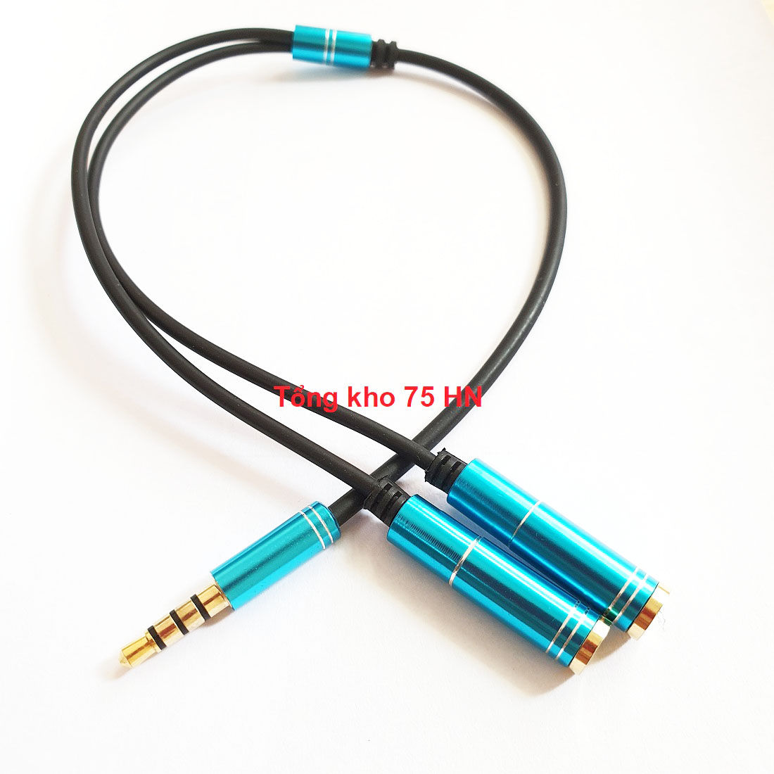 Dây chia 3.5mm từ 1 ra 2 đầu tai nghe hoặc loa loại tốt