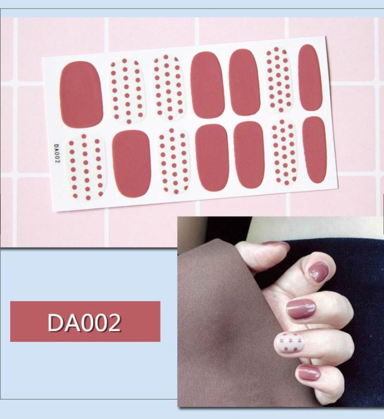 Bộ sticker dán móng tay trang trí 3D kháng nước bền chặt - P4