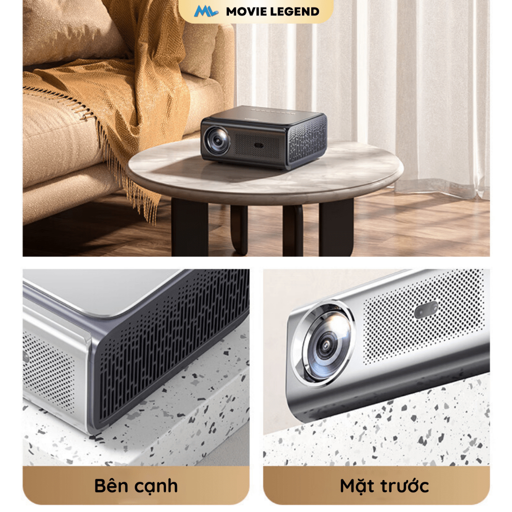 Máy chiếu Salange M19 full hd VÀ Máy Chiếu Mini H8PRO MAX Version 2 - Movie Legend - Full HD 1080P