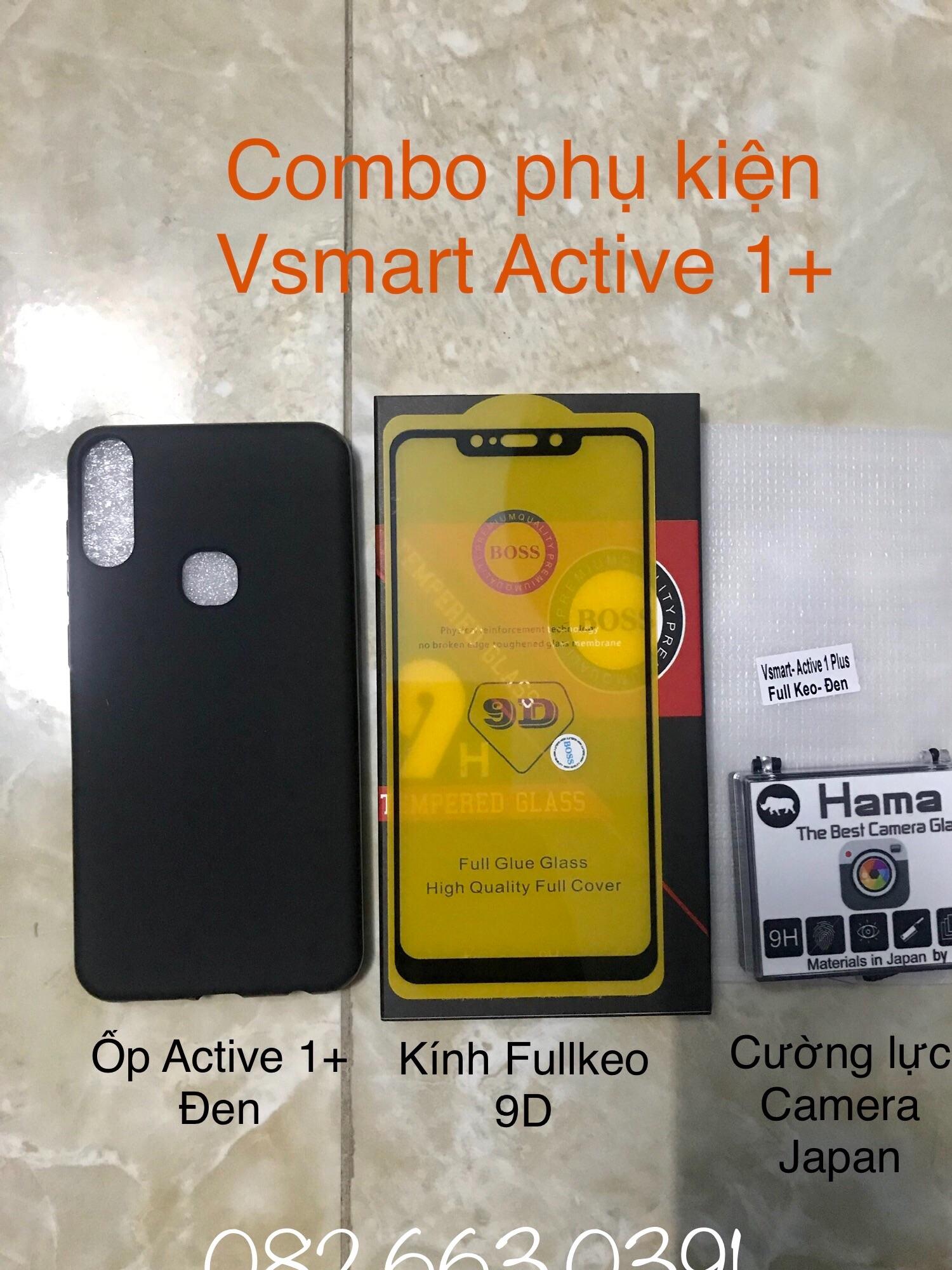 Combo phụ kiện Vsmart Active 1+ (active 1 plus) - ốp - kính - camera