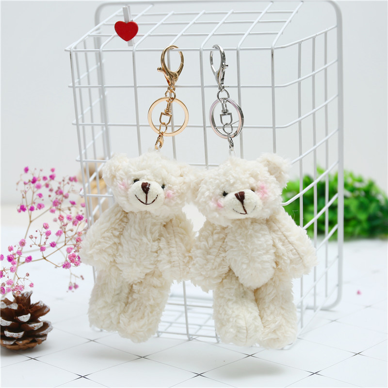 MÓC KHÓA GẤU IU THÚ BÔNG (CÓ MÓC KHÓA KIM LOẠI)