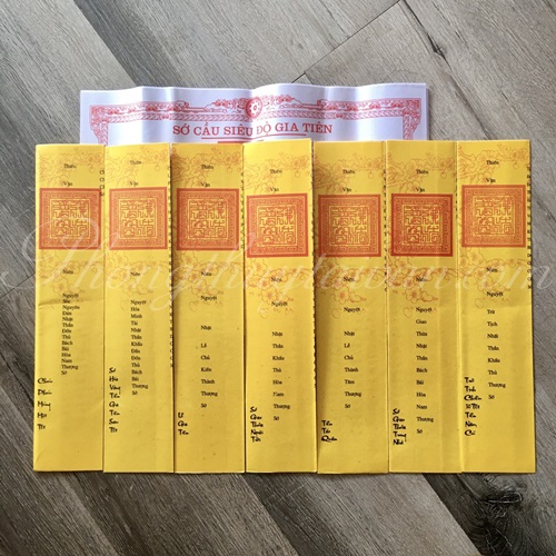 Bộ sớ cúng ngày tết (8 ngày)