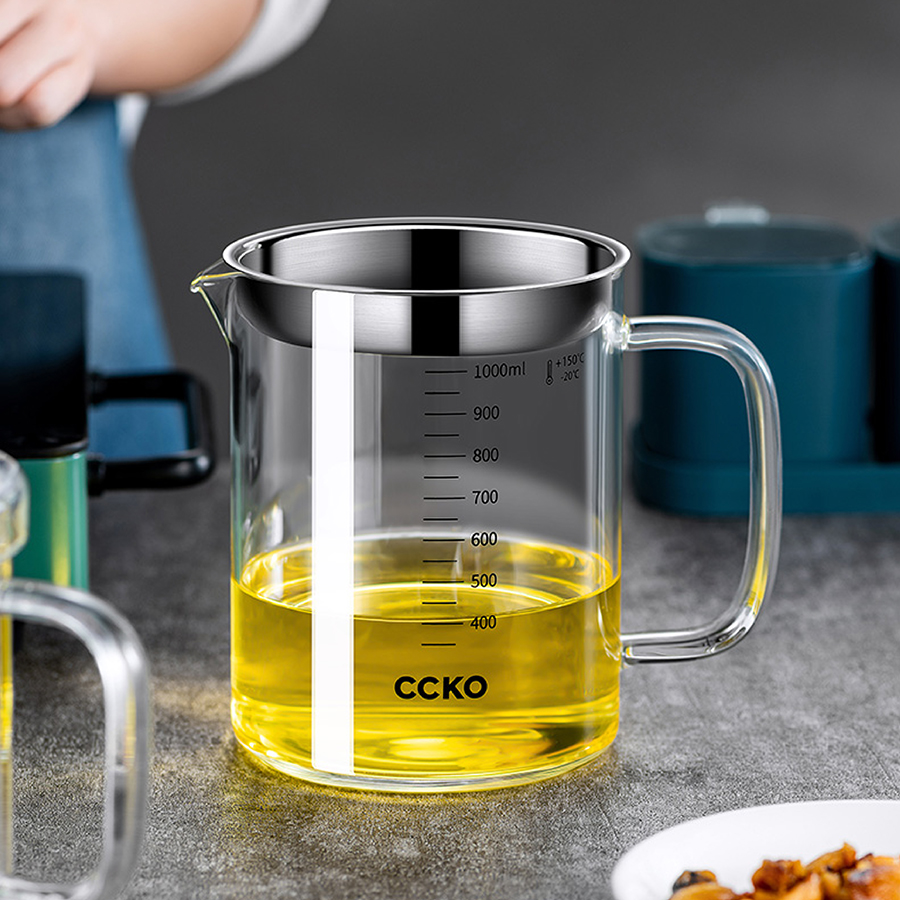 Ca lọc dầu mỡ bằng thủy tinh CCKO CK9963 cao cấp