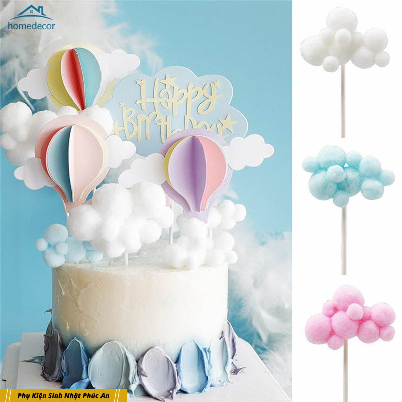 [HCM]Que cắm bông mây (mây to) cắm bánh sinh nhật HPBD