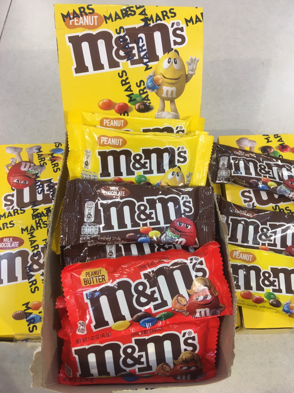 Kẹo Socola M&M Sữa Bơ Đậu Phộng gói 37g