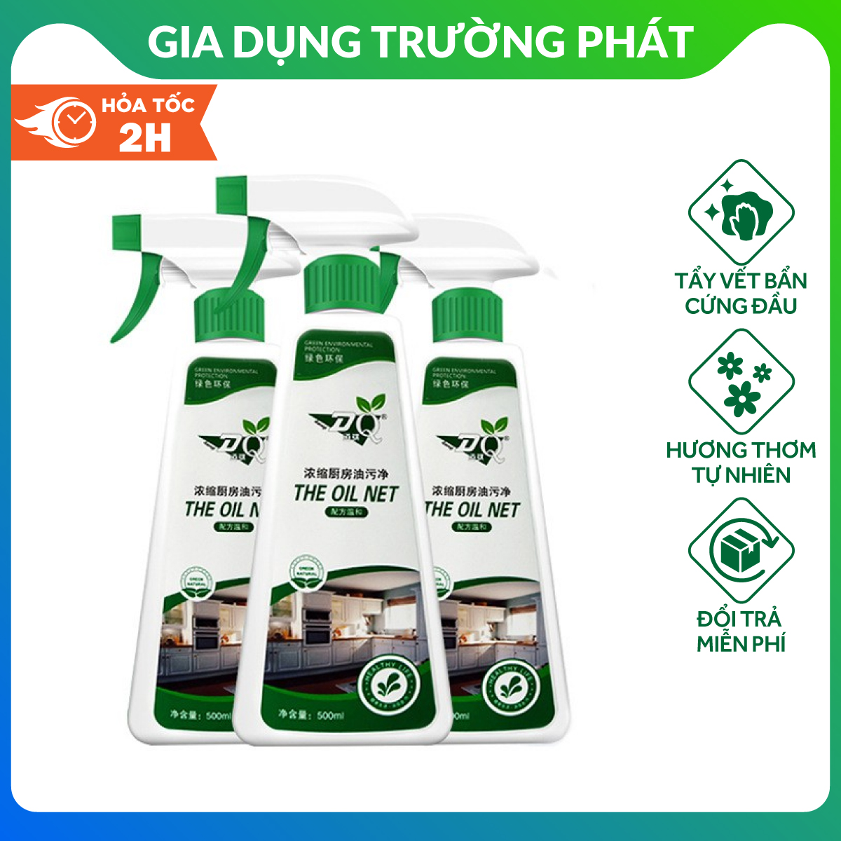 Chai Xịt Tẩy Rửa Vệ Sinh Nhà Bếp