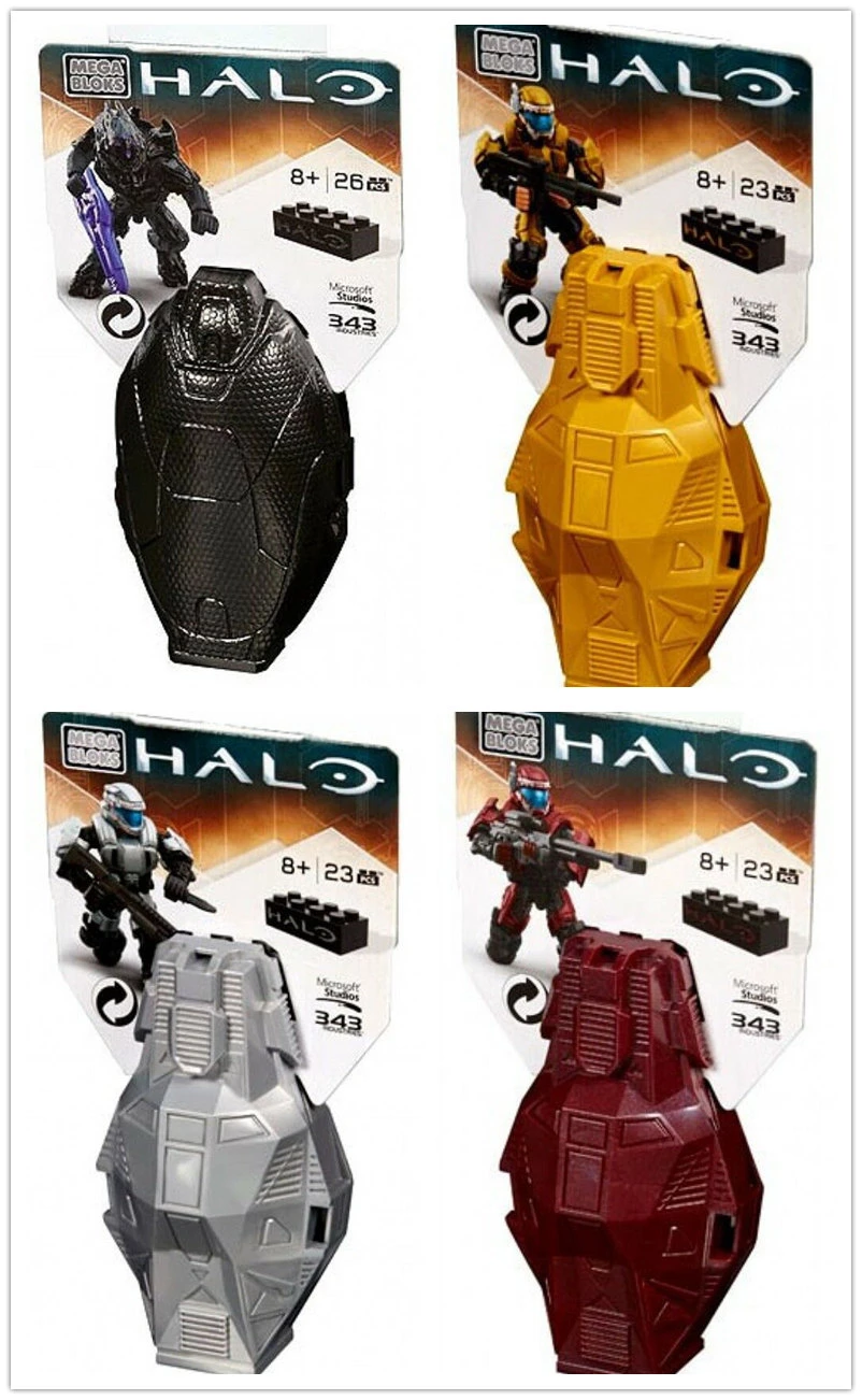 Mega Bloks Halo Metallic Drop Pod - Bộ xếp hình Mega Bloks