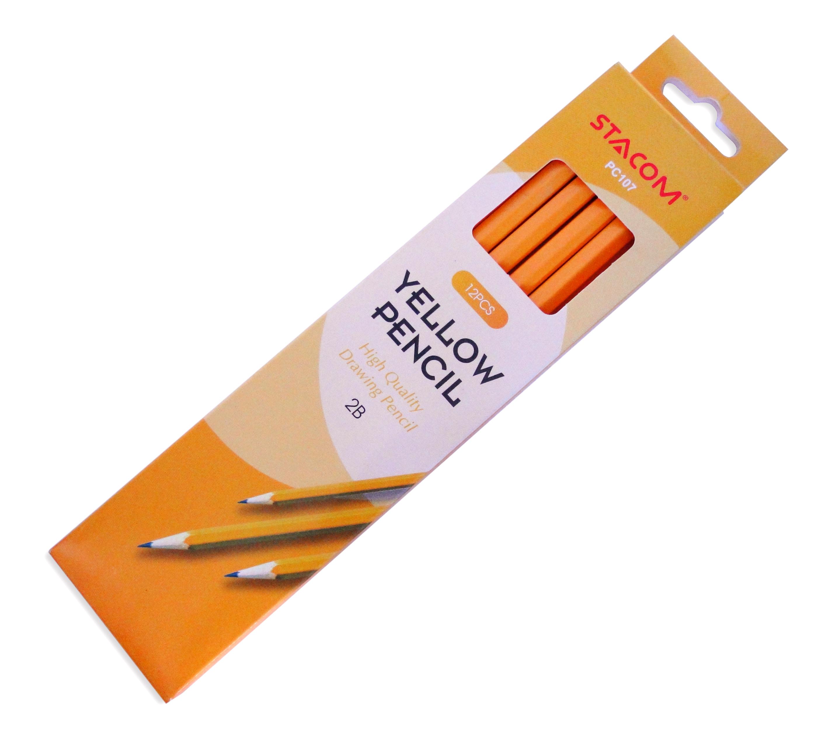 [HCM]Hộp Bút Chì Gỗ Stacom 2B PC107 ( 12 Cây )