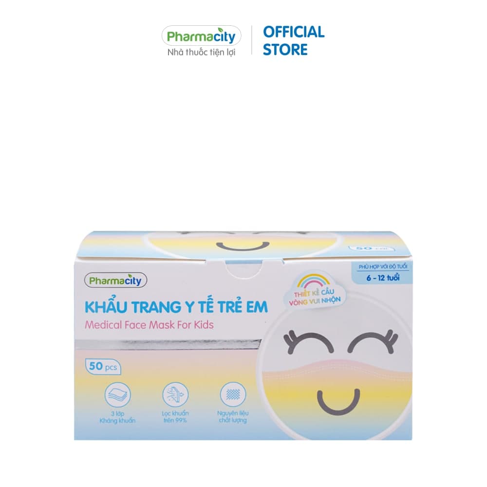 Khẩu trang y tế trẻ em Pharmacity