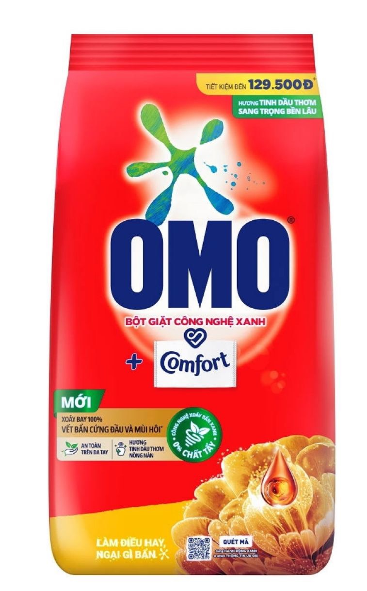 Bột giặc tay omo comfort 5,3kg