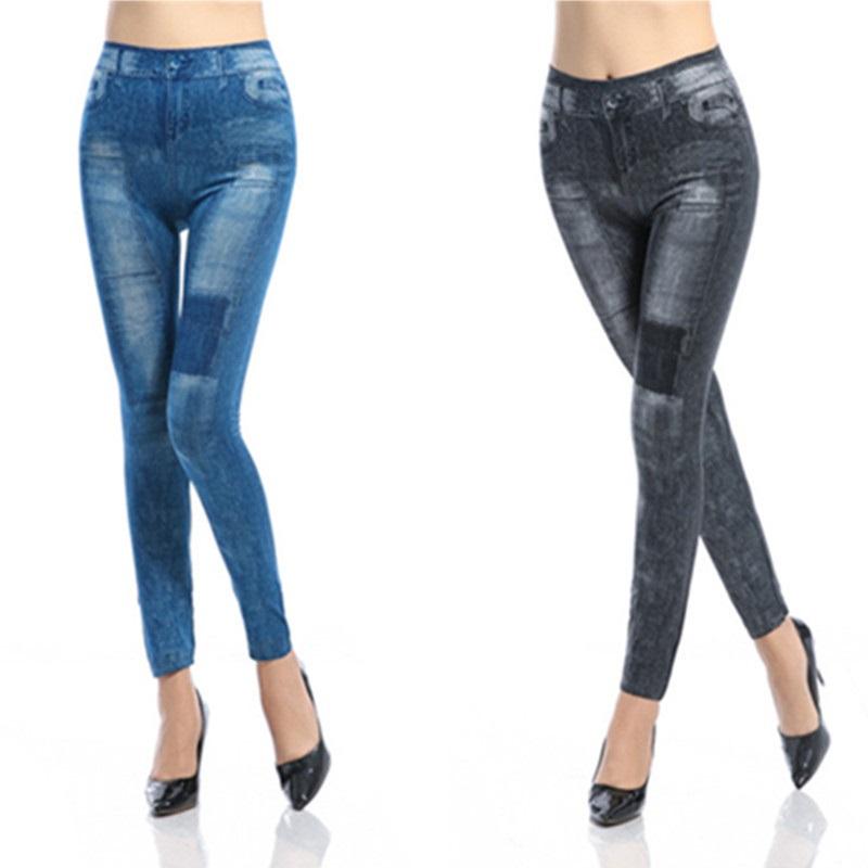 Quần Legging Dài Giả Jean (nhiều mẫu)