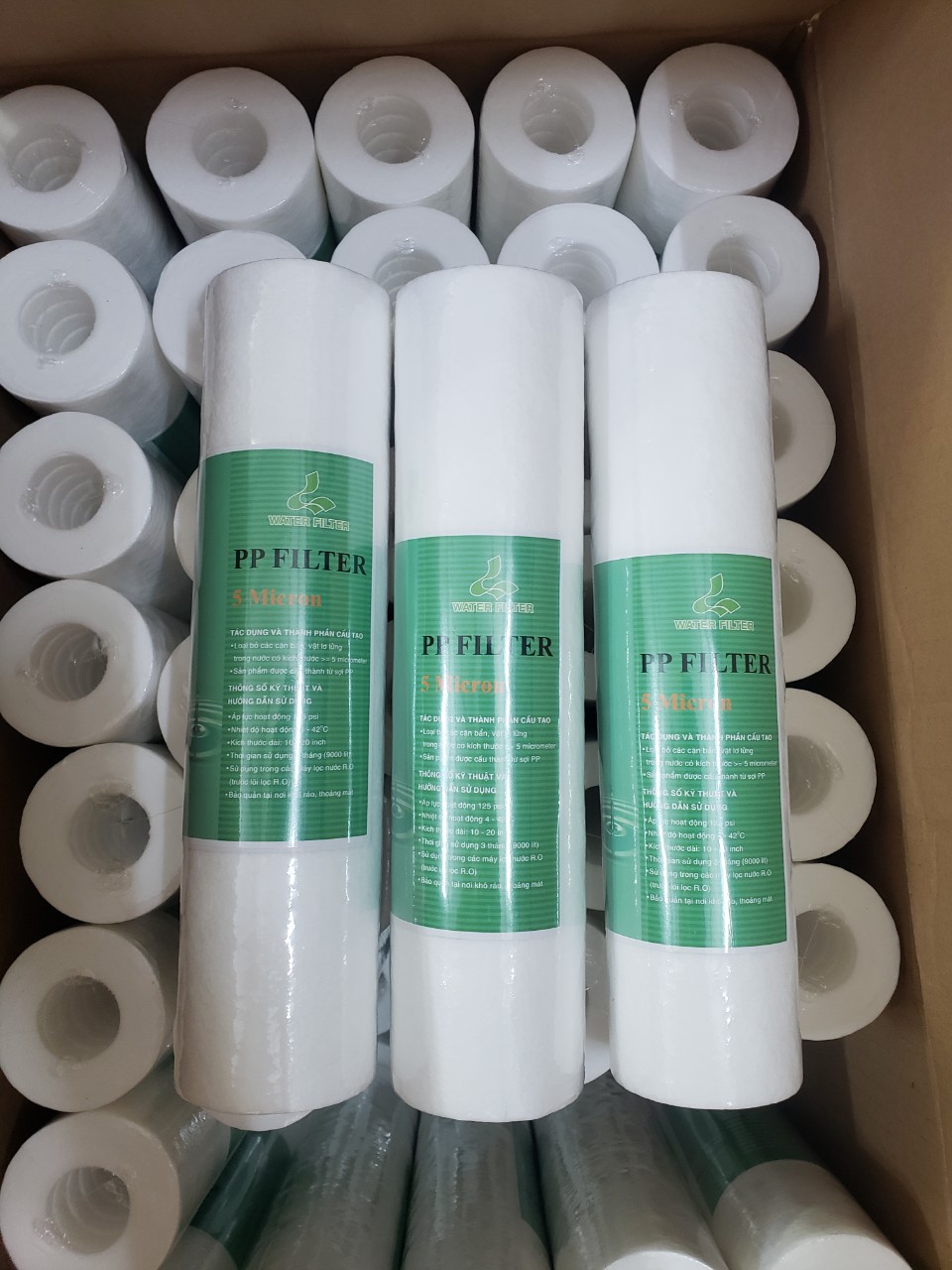(HCM) Lõi Lọc Nước 10 Inch PP-5 Micron - (Lõi Lọc Thô Số 1)