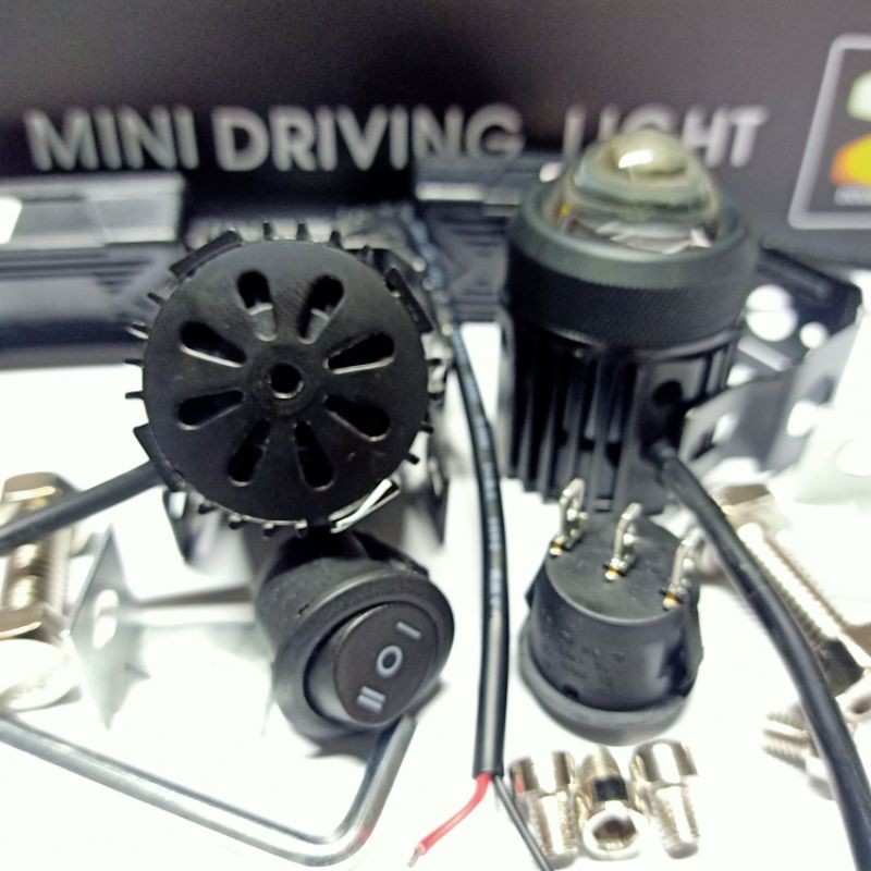 Đèn Trợ Sáng mini 2 màu - Tặng Công Tắc