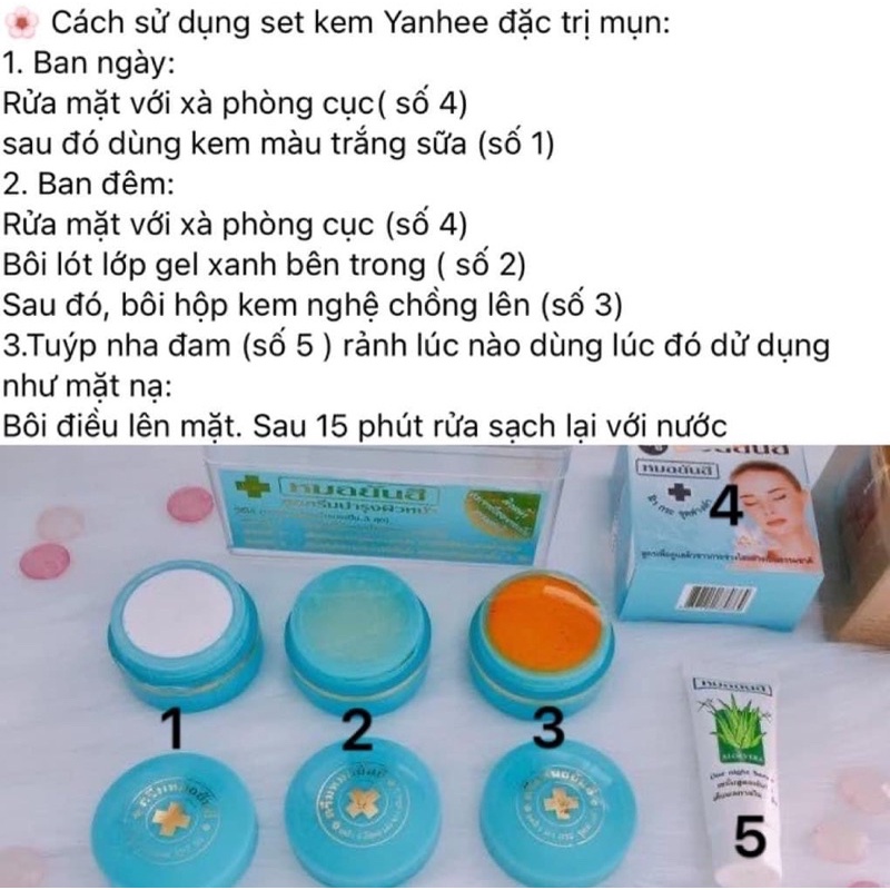 [HCM] Bộ kem thái lan giảm mụn xanh