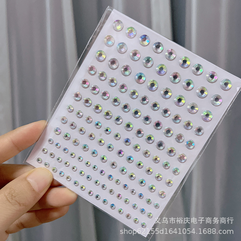 Miếng dán đính đá cho mắt, mặt, Body, Tóc dùng trang điểm
