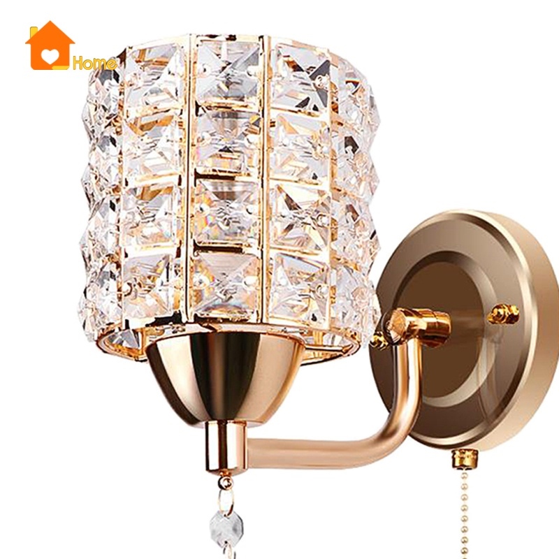 №卍✑  Đèn Led Pha Lê Gắn Tường Trang Trí Nội Thất E26 / E27