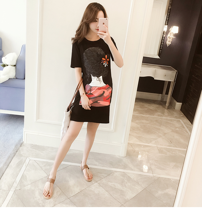 Váy Bầu Đầm Bầu Xinh Thun Hình