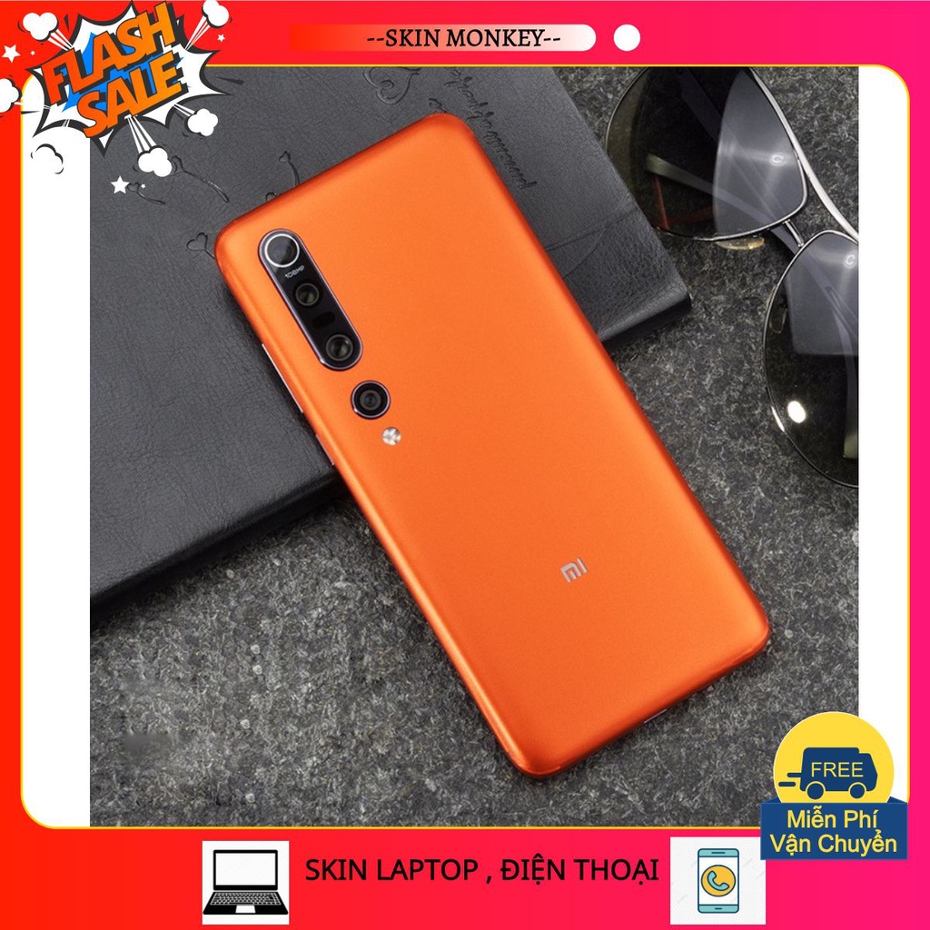 Skin dán full lưng và viền cho xiaomi mi 10 , xiaomi 10 pro /Xiaomi Mi Note 10 Lite