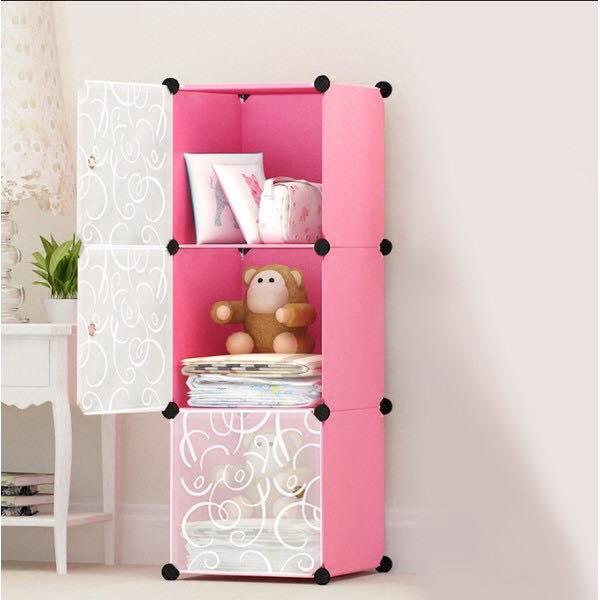 Tủ nhựa ghép- Tủ đựng đồ 3 ngăn cao cấp
