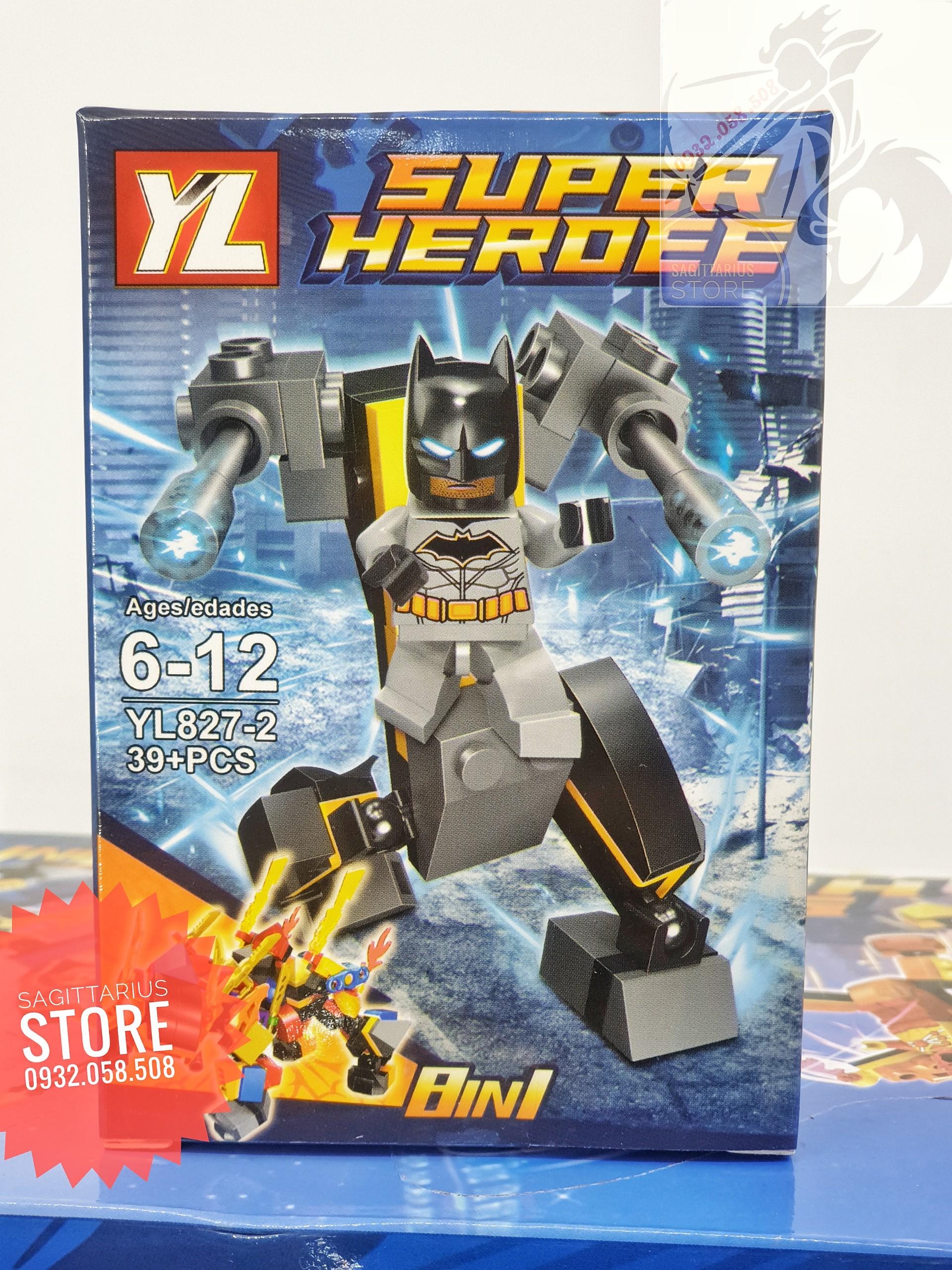 [HCM]Bộ Combo 8 Minifigures lắp ráp các siêu anh hùng Marvel