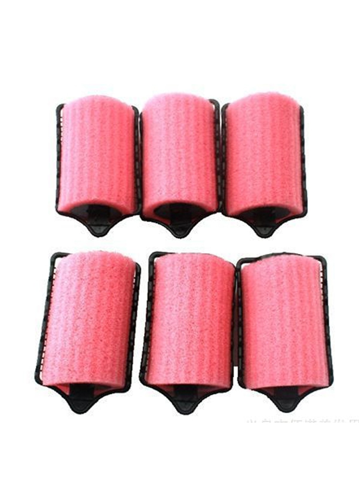 Sét 6 lô xốp kẹp tóc L06 giúp uốn tóc, tạo kiểu tóc xoăn