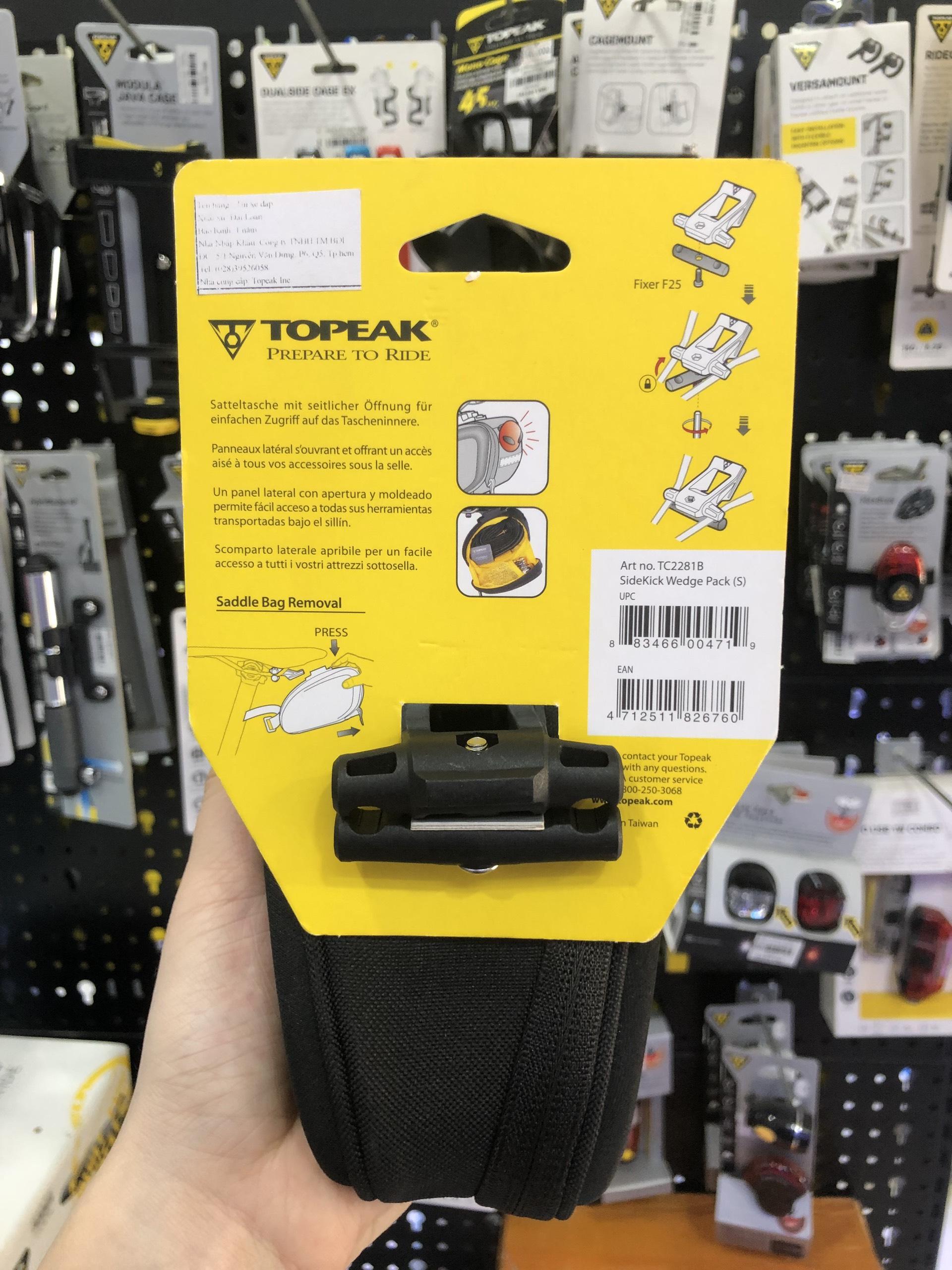 [HCM]Túi Yên Topeak SIDEKICK WEDGE PACK SMALL (TC2281B)